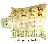 Cheyenne robe at Native American Rhymes
