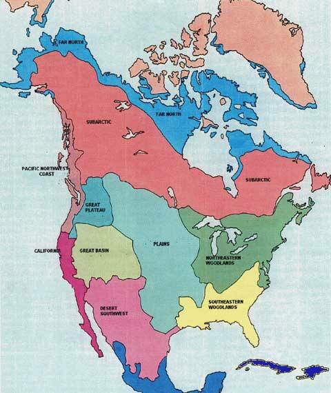 NativeAmericanRhymes.Com North American Regions